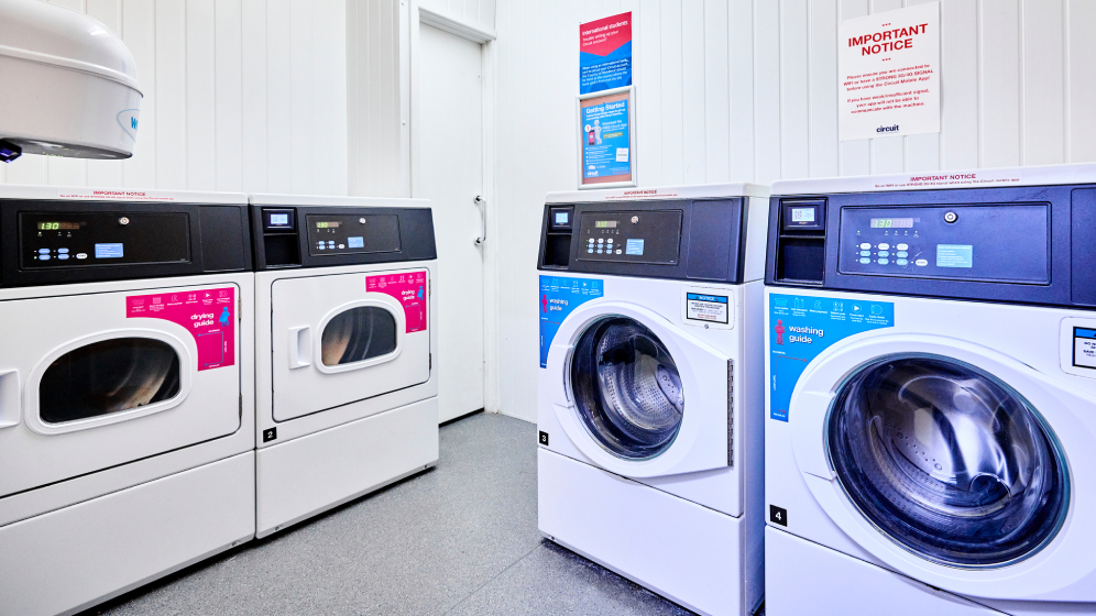 Grand Hotel laundry room